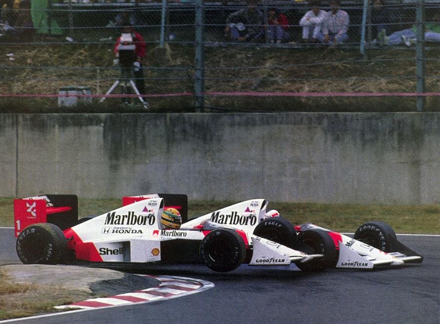 Prost és Senna a japán nagydíjon