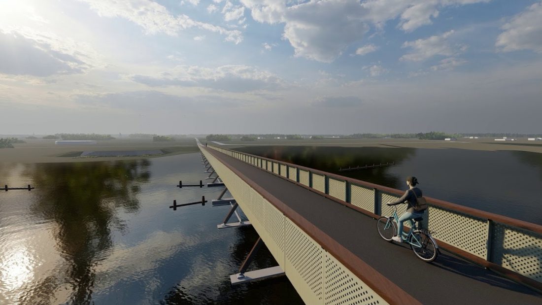 Európa leghosszabb kerékpáros hídja