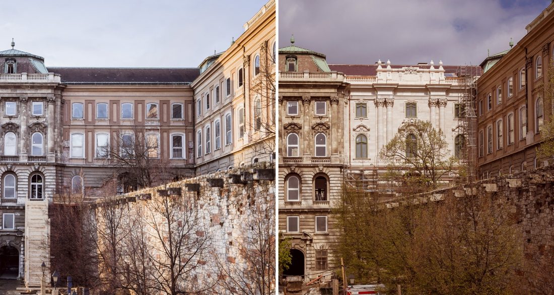 Elkészült az első felújított épületrész a Budavári Palotában