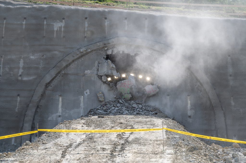 Befejeződött az M85-ös alagútjának lyukasztása 